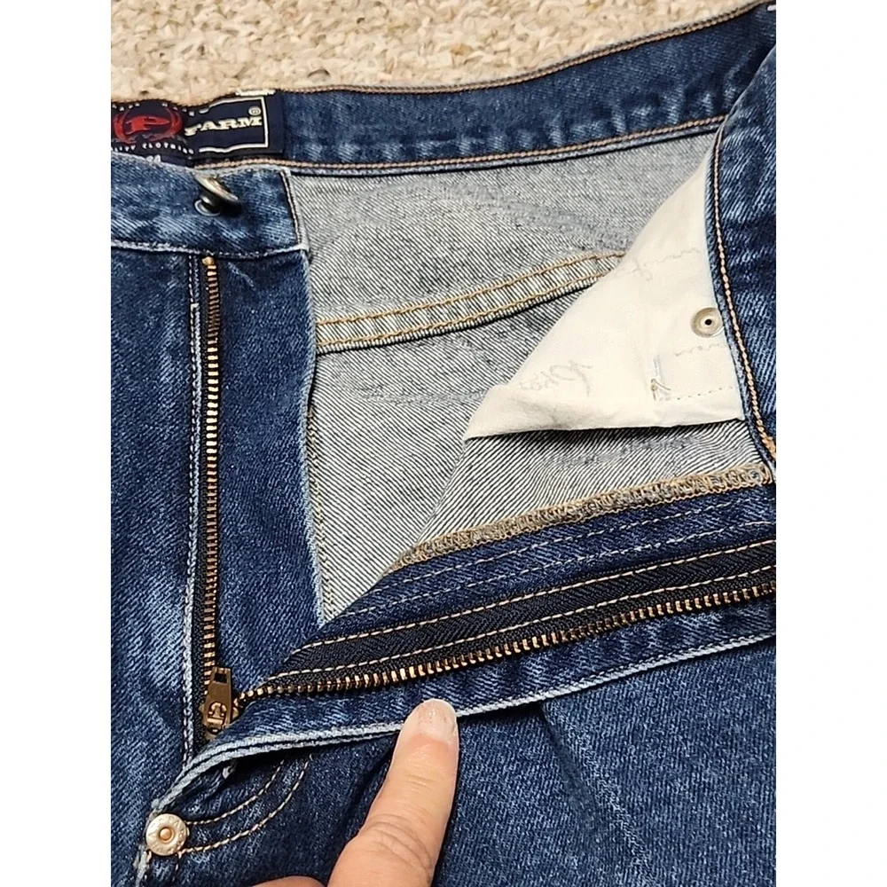 Vintage Phat Farm Jeans Mens 34x34‎ Hip Hop Baggy 90s Y2K 34x30 Actual